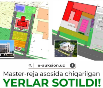 Yer uchastkalari loyihalarning master-rejalariga muvofiq realizatsiya qilinadi